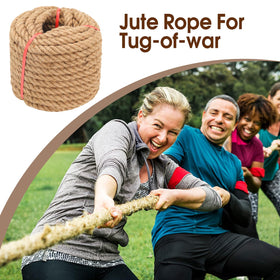 frtzal jute rope 25mm 100ft supports garden displays and planters