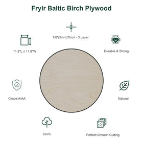 Frylr Baltic Birch plywood showcases a void-free core for stronger bonding and screws.