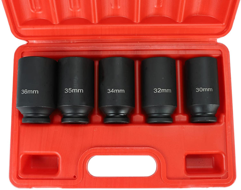 FSBCGT 30mm deep axle nut socket for secure engagement on stubborn fasteners.