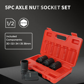 FSBCGT 34mm deep axle nut socket ideal for axle nuts on many vehicles.