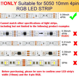 FSJEE RGB extension cables for seamless, customizable LED strip layouts.