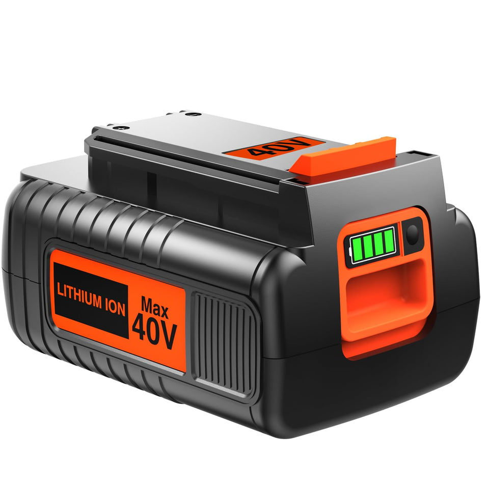 FSKE 3.5Ah battery front view highlighting compact 40V power