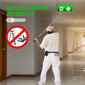 FSNIWEKO adjustable-length pole enables ladder-free access