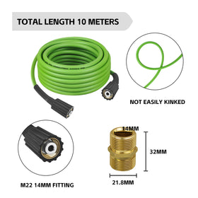 Kink-resistant hose design by FSQLB offering flexible, tangle-free cleaning sessions