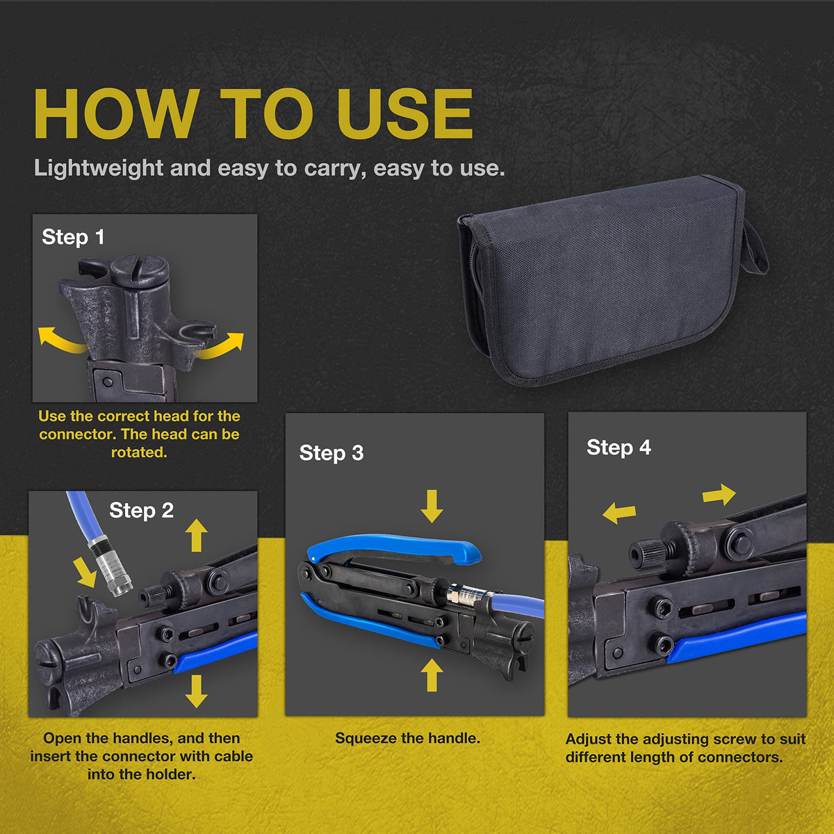 Fstop Labs KOTTO compact kit for indoor or outdoor coax projects