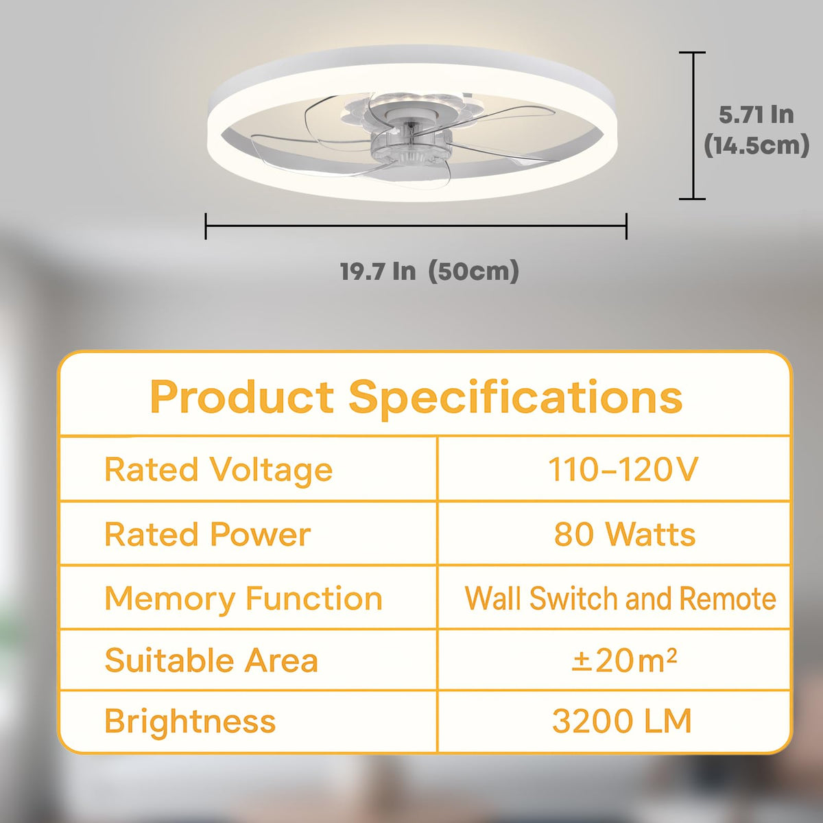 Fszdorj quiet copper DC motor delivering smooth airflow