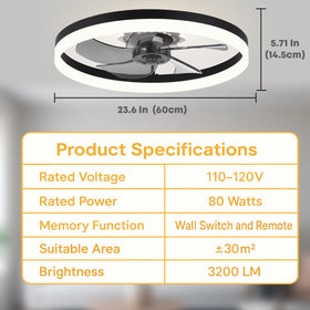 FSZDORJ quiet copper motor provides calm airflow and longevity.