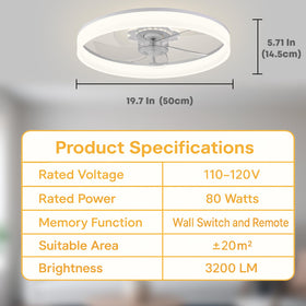 Fszdorj quiet DC motor ensures peaceful operation.