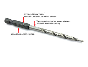 FTG USA hex wrench included for quick bit adjustments