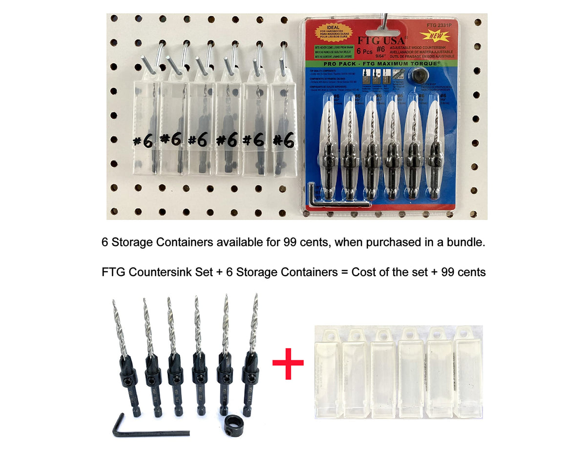 FTG USA tapered wood drill bits deliver fast, clean pilot holes for wood