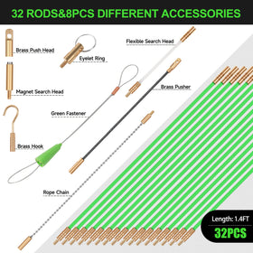FTIHTRY 32 rods assembly extends reach for long runs