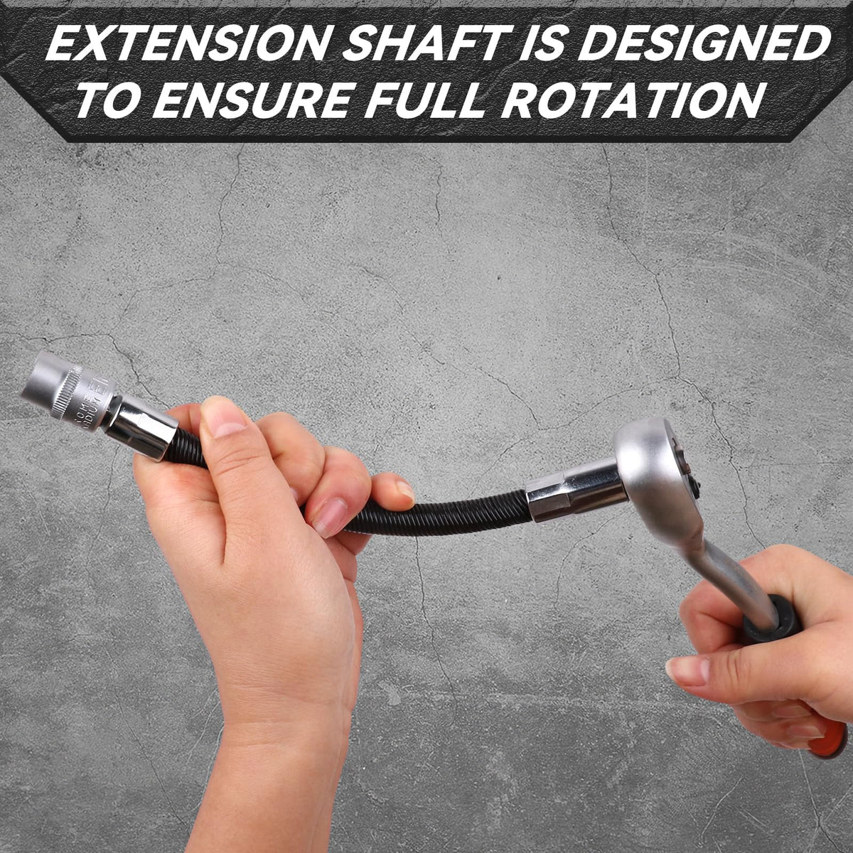 FTIHTRY chrome finish close-up highlights durable mirror surface.