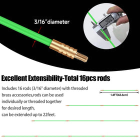 FTIHTRY magnetic connector helps locate and anchor the rod