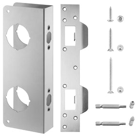 Ftyokmi U10539 front view door reinforcement plate strengthens exterior doors