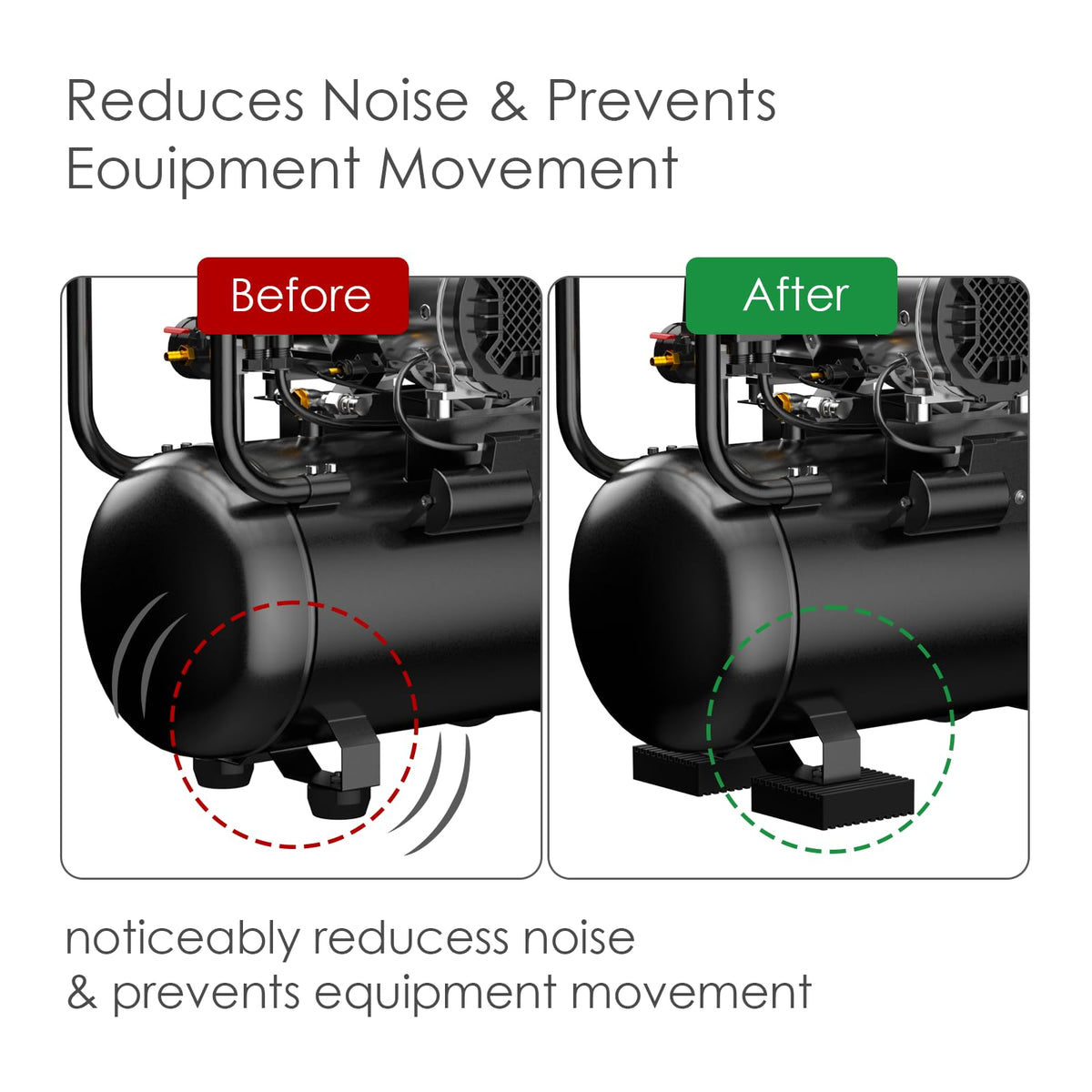 Ftzynqur industrial equipment vibration pad absorbing shocks for smoother operation