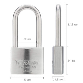 Fu Volante outdoor weatherproof padlock protects valuables on decks and sheds.