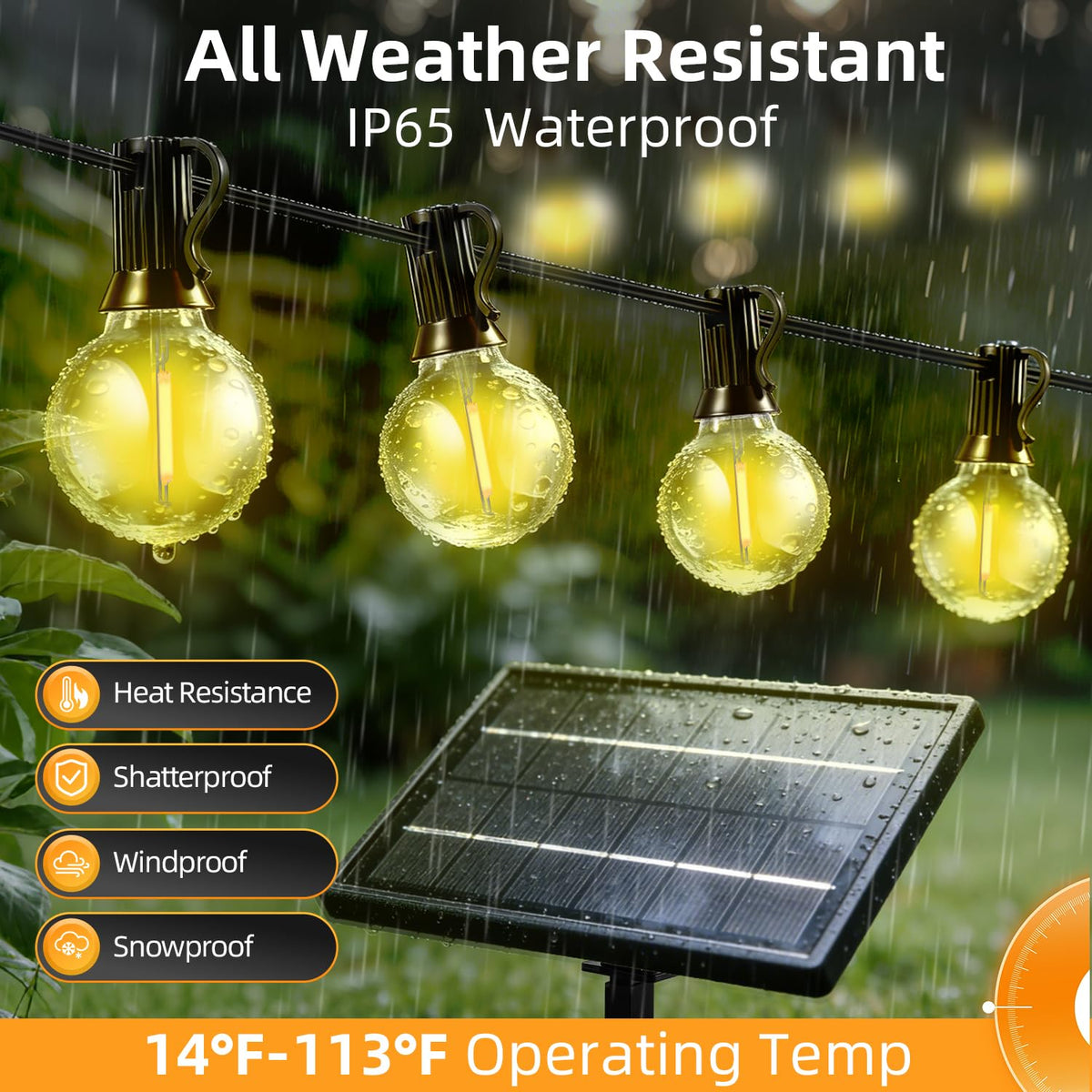 FUANXIEI remote control enables quick dimming and mode changes.