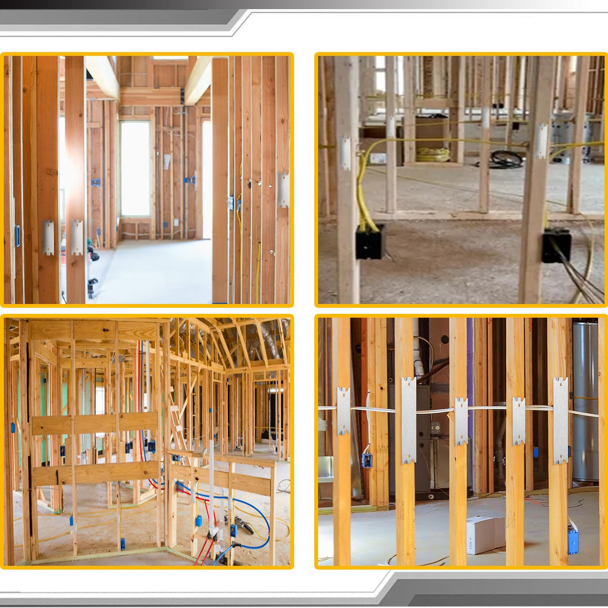 FUBEDY nail plates prevent nail punctures during remodeling projects.