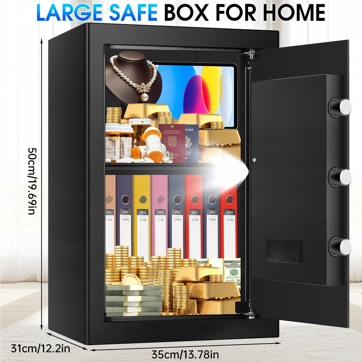 FULCYOVT safe door and bolts highlight sturdy security against prying