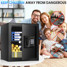 Fulcyovt fireproof safe removable shelf for organized storage