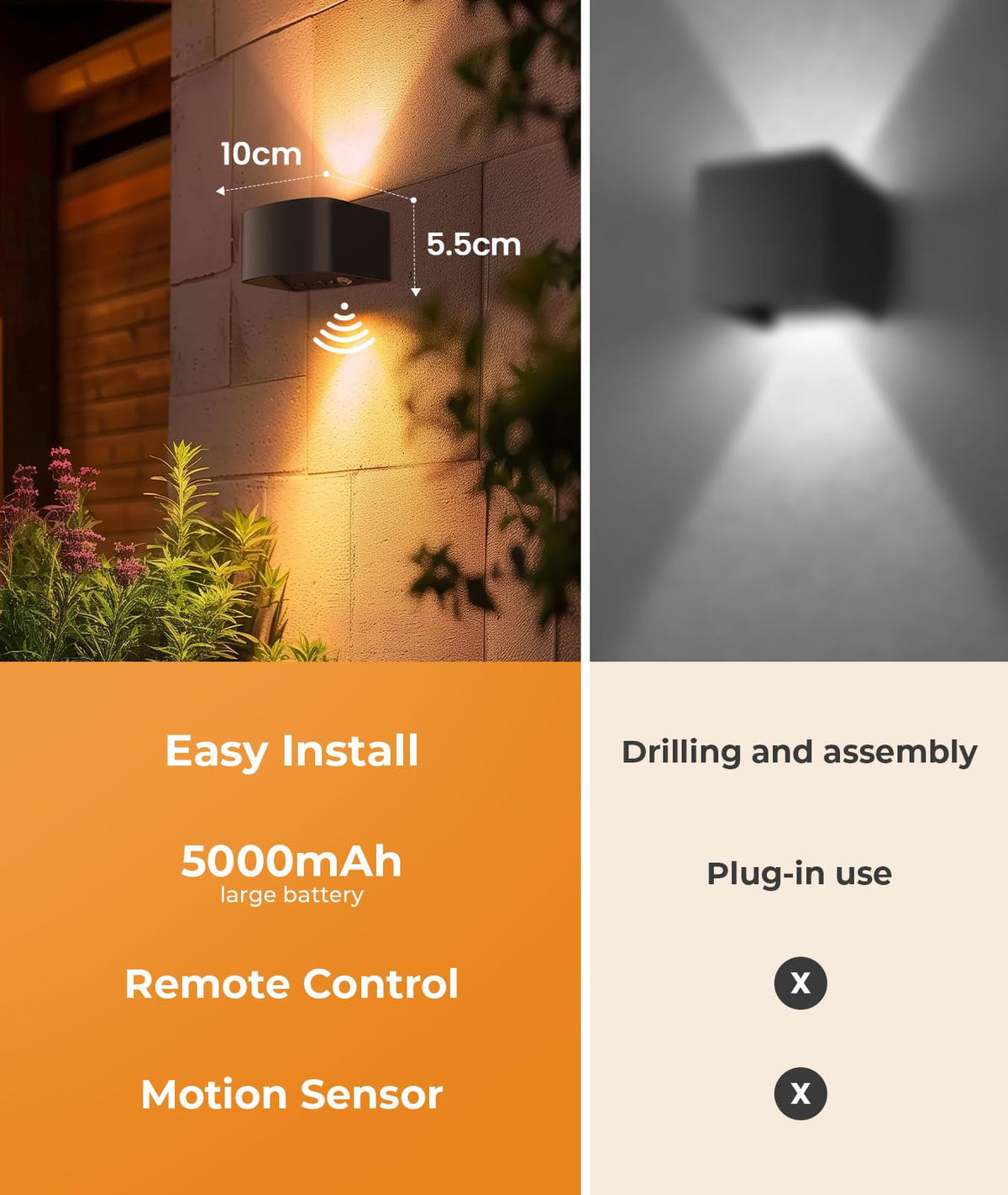 FULEN easy-installation options with sticker backing or expansion screws.