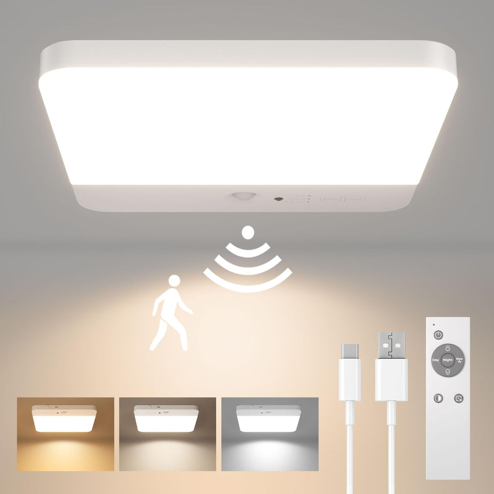 FULEN motion sensor ceiling light delivers hands-free illumination when movement is detected.