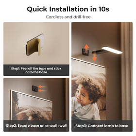 FulEN Art lighting for paintings and posters with balanced color.