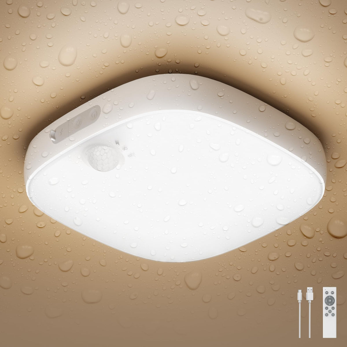 FULEN shower lights in IP65 waterproof housing for humid bathrooms