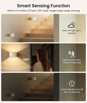 FULEN rechargeable wall light powered by 5000mAh battery for long-lasting wireless use.