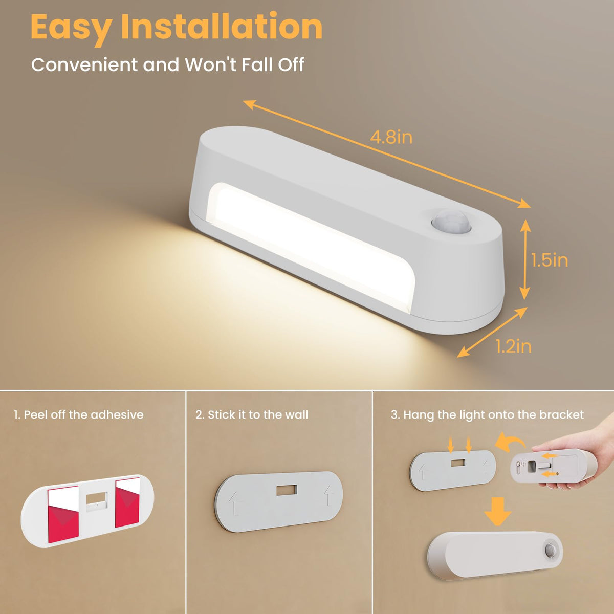 Fuligent compact design fits stairs, hallways, and closets.