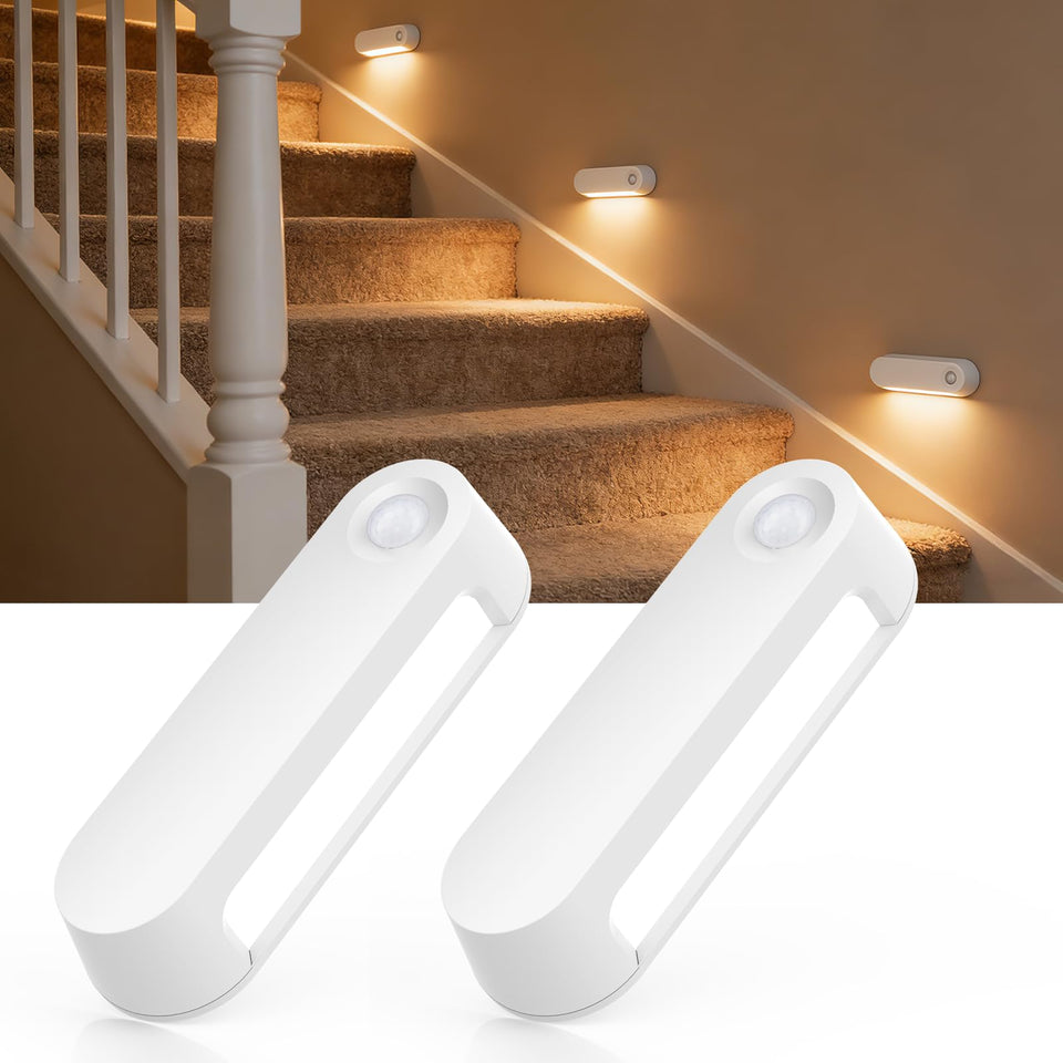 Fuligent motion-sensor night light front view for automatic nighttime visibility.