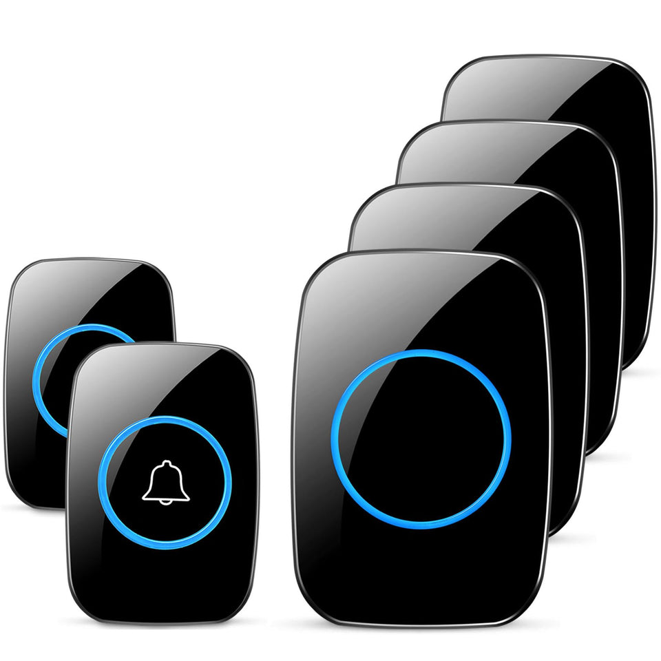 Full House wireless doorbell front door button showing reliable visitor alert