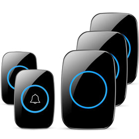 FullHouse wireless doorbell front door push button with distinct tone for easy visitor identification
