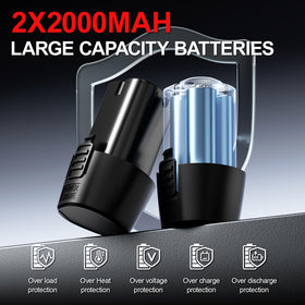 FULLYEA 7 sockets included for versatile fastening tasks.