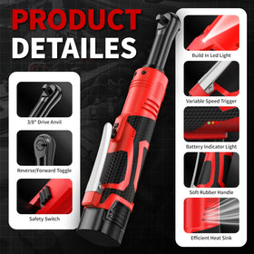 FULLYEA cordless ratchet wrench battery pack emphasizes power longevity