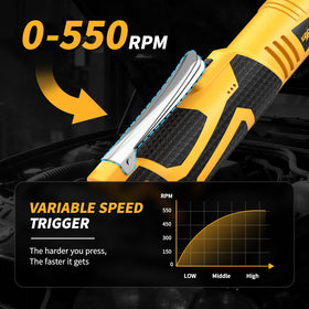 Fullyea two 2.0Ah batteries support longer, interruption-free work