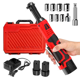 FULLYEA electric ratchet wrench showing 40 ft-lbs torque for auto maintenance