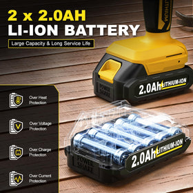 FULLYEA fast charger powers the kit for quick setup