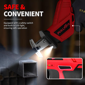 FULLYEA can cut wood, pipes, and plastics with reliable performance.