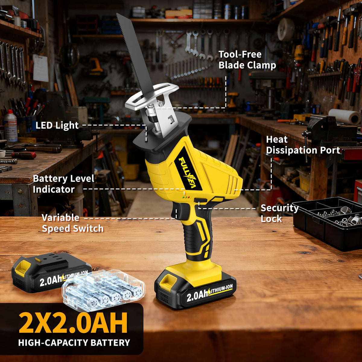 FULLYEA 28mm stroke for versatile material cutting