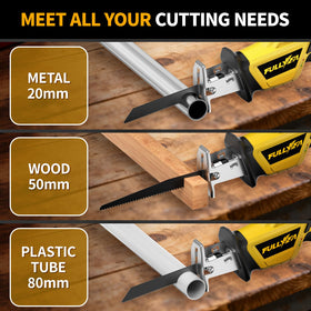 FULLYEA includes four blades for immediate project versatility