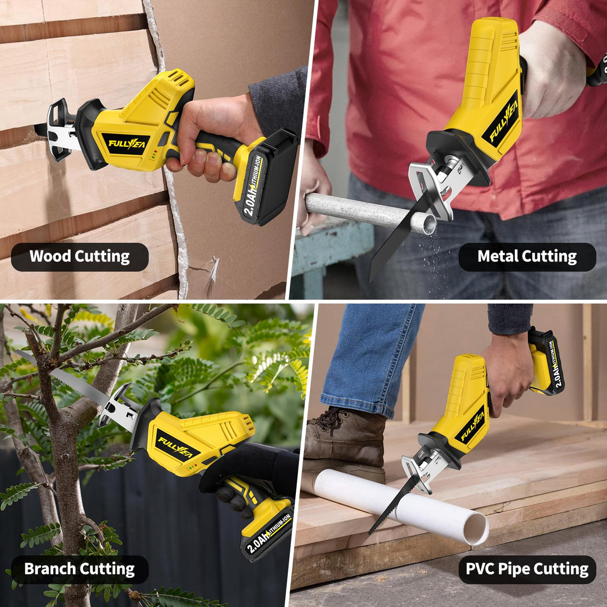 FULLYEA versatile cutting through wood metal and plastic