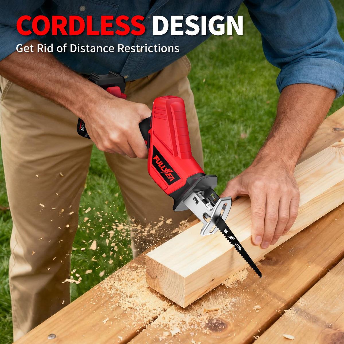 FULLYEA 28mm stroke enables efficient multi-material cutting.