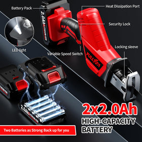 FULLYEA tool-free blade change enables quick blade swaps
