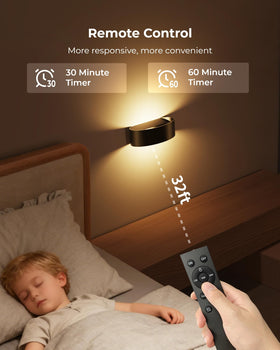 FULNIX wall light mounted near a doorway with modern glow.