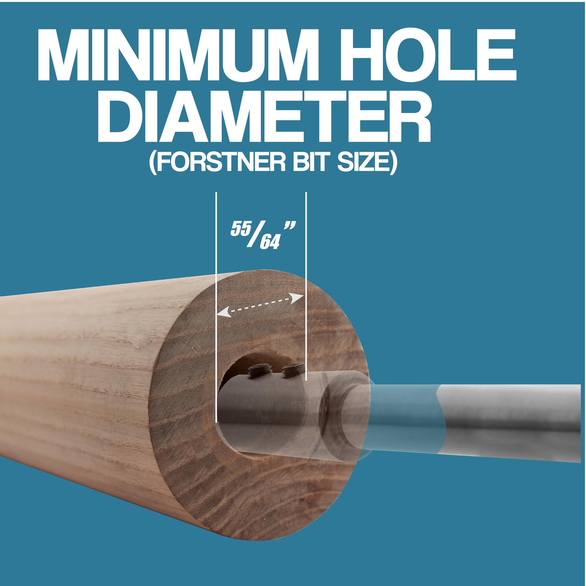 Fulton 3/8-inch shank fit ensures precise, quick bit changes