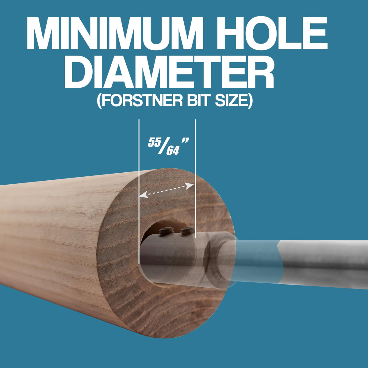 Fulton woodturning, furniture, and carpentry projects gain deeper, accurate bore capabilities