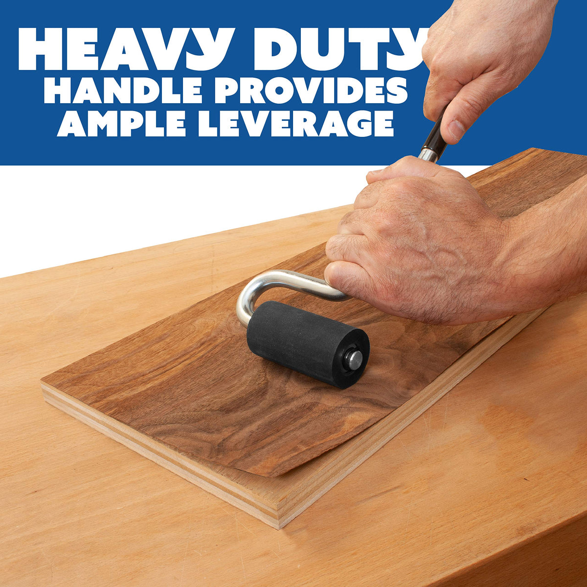 Fulton roller width 2-7/8 inch provides wide contact area