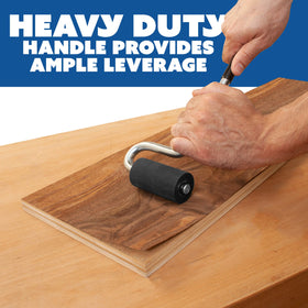 Fulton roller width 2-7/8 inch provides wide contact area