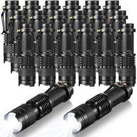 Fumete 20-piece zoomable LED flashlight for versatile lighting